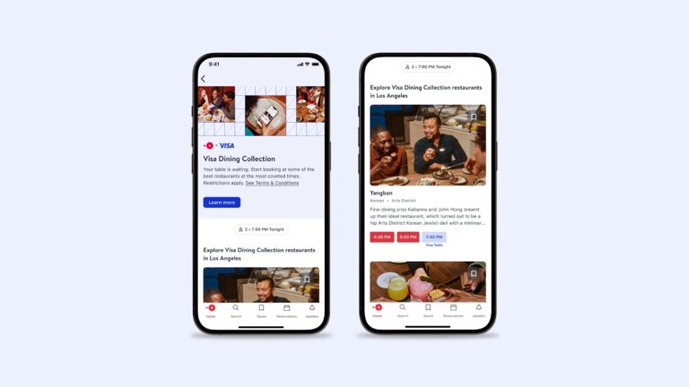 The Perfect Pairing: OpenTable and Visa Launch the Visa Dining Collection