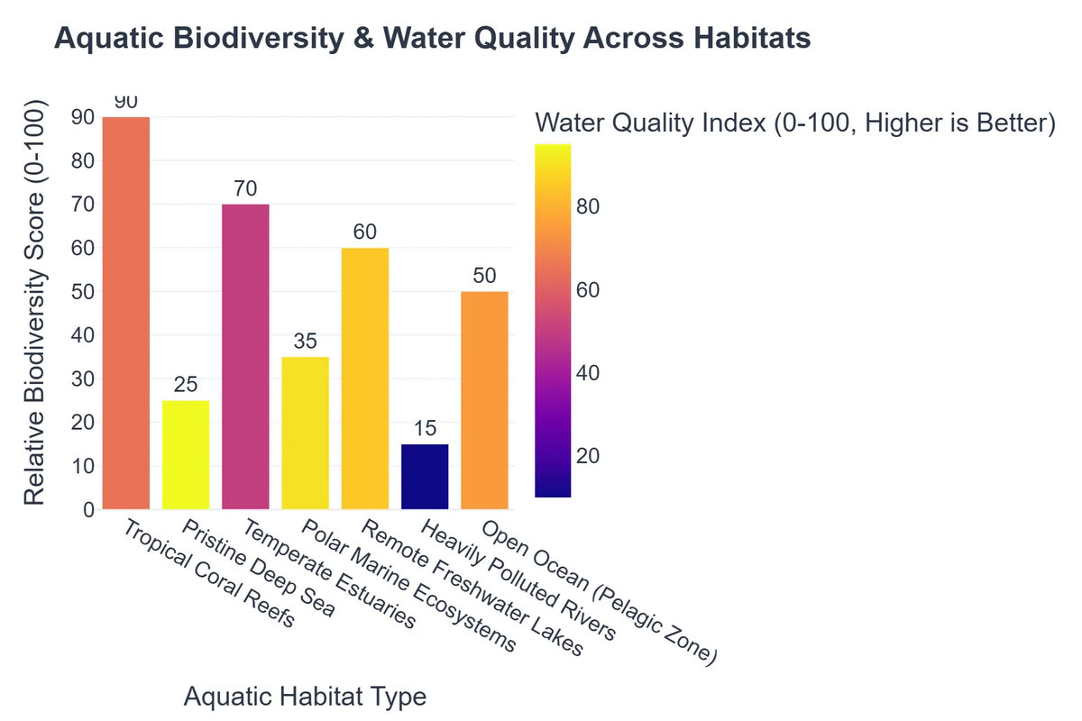 Aquatic Biodiversity & Water Quality Across Habitats