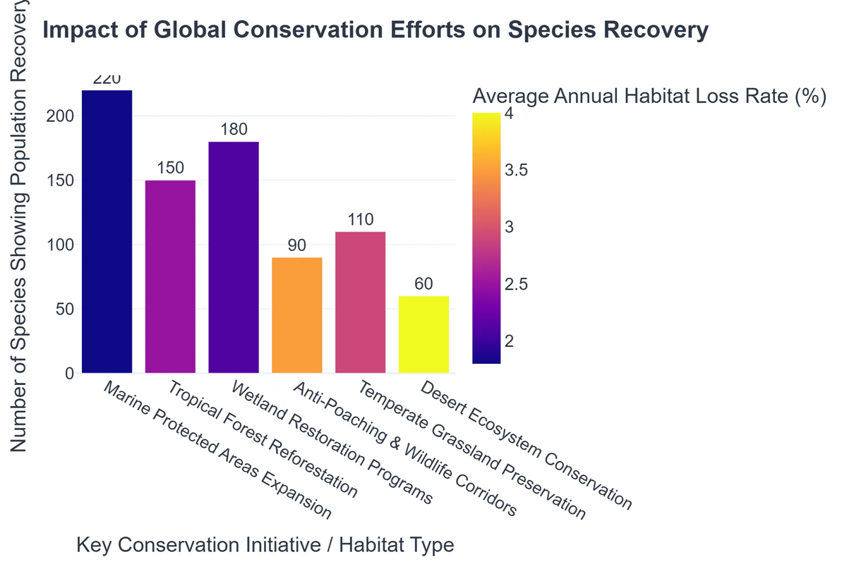 Impact of Global Conservation Efforts on Species Recovery