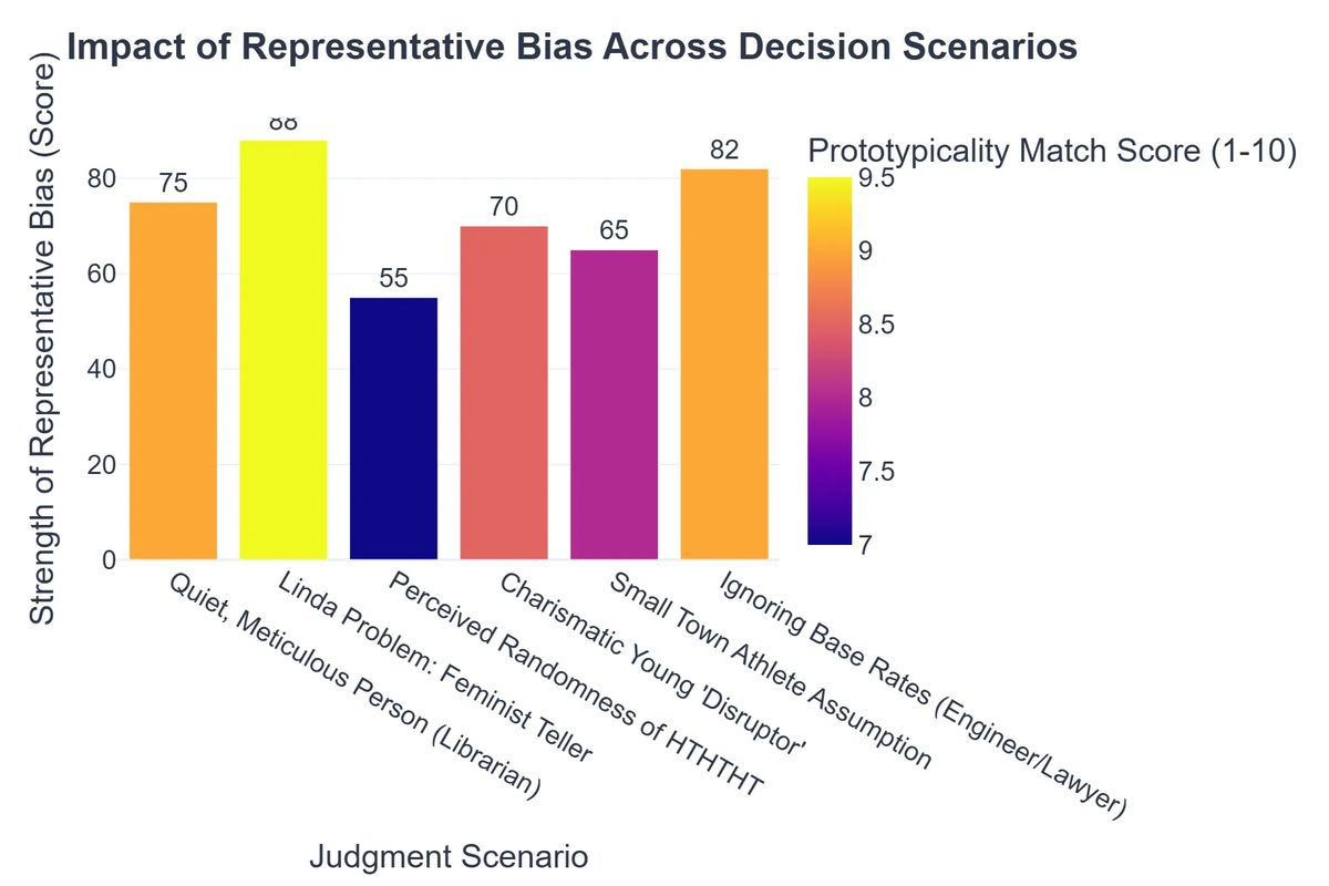 Impact of Representative Bias Across Decision Scenarios
