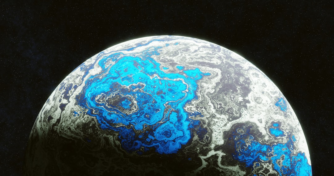 A vibrant, glowing energy shield encircles the Earth, deflecting numerous incoming meteoroids and cosmic debris against a backdrop of deep space.